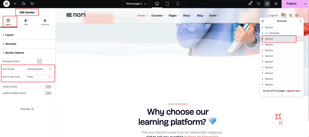 page builder