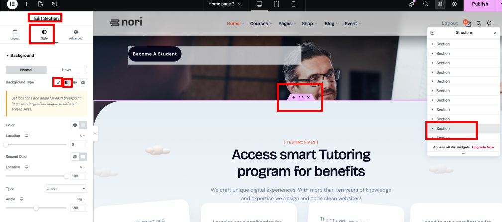 page builder